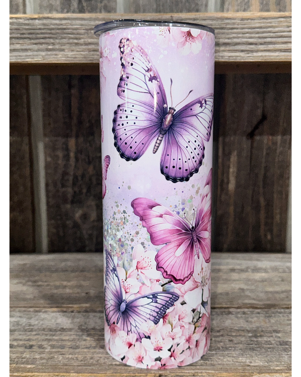 Butterflies Sparkles & A Bed Of Flowers