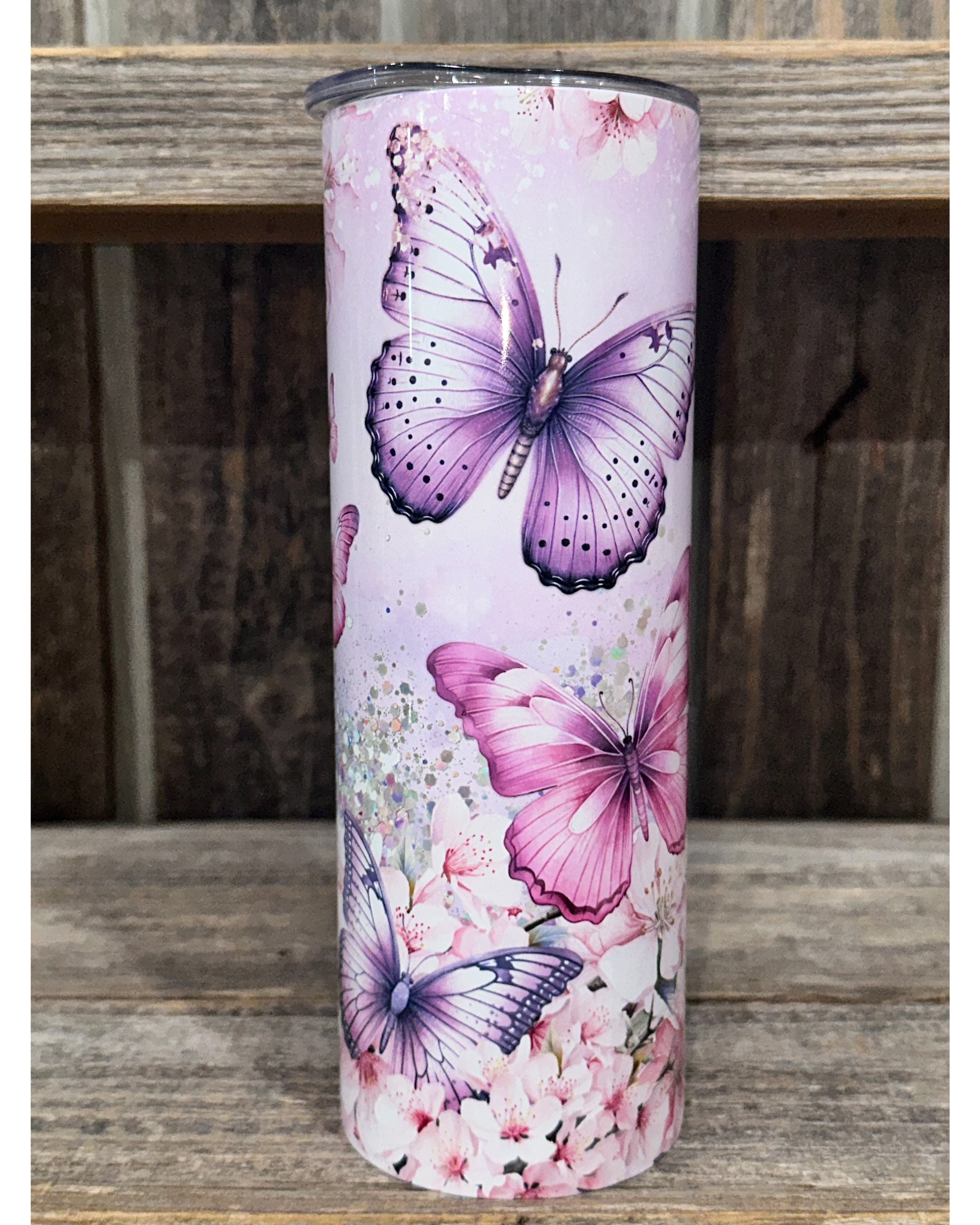 Butterflies Sparkles & A Bed Of Flowers
