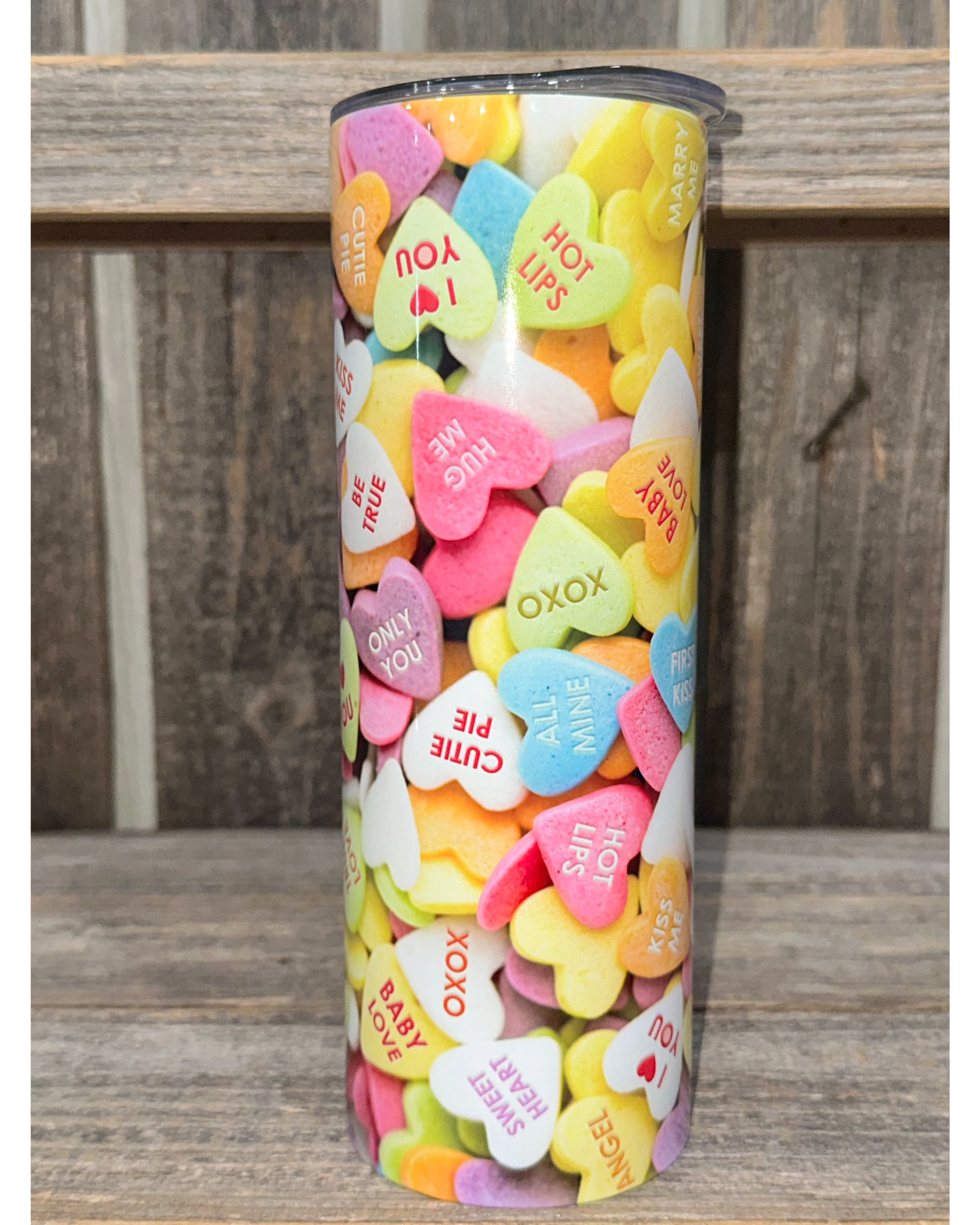 Candy Conversation Wafer Hearts - VDay Valentines Day