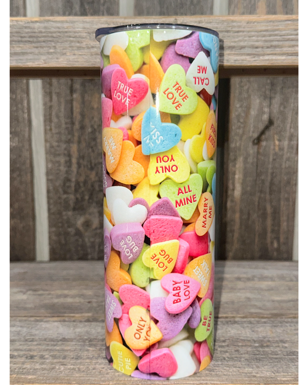 Candy Conversation Wafer Hearts - VDay Valentines Day