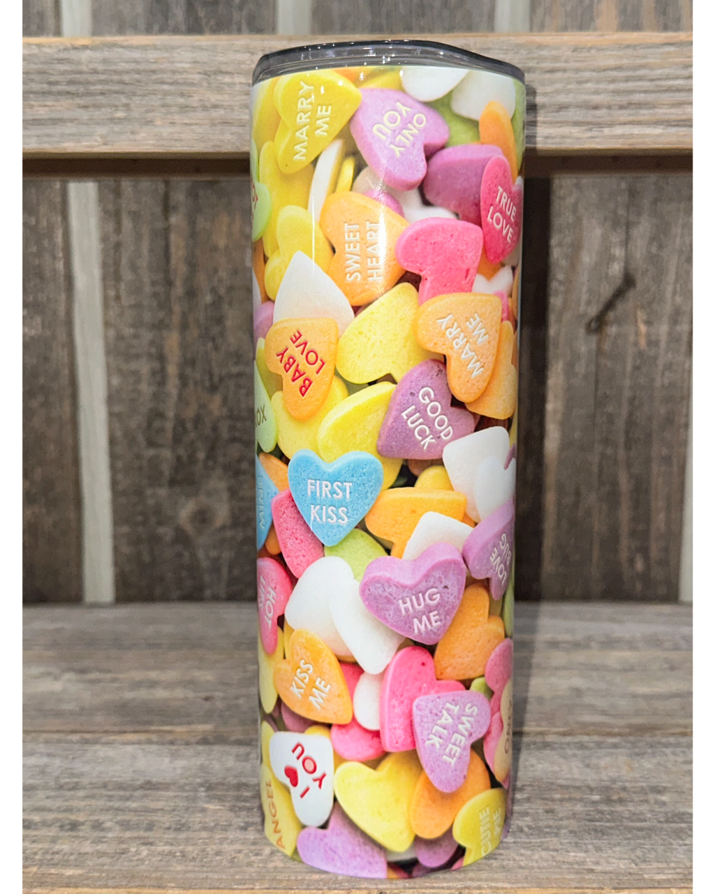 Candy Conversation Wafer Hearts - VDay Valentines Day