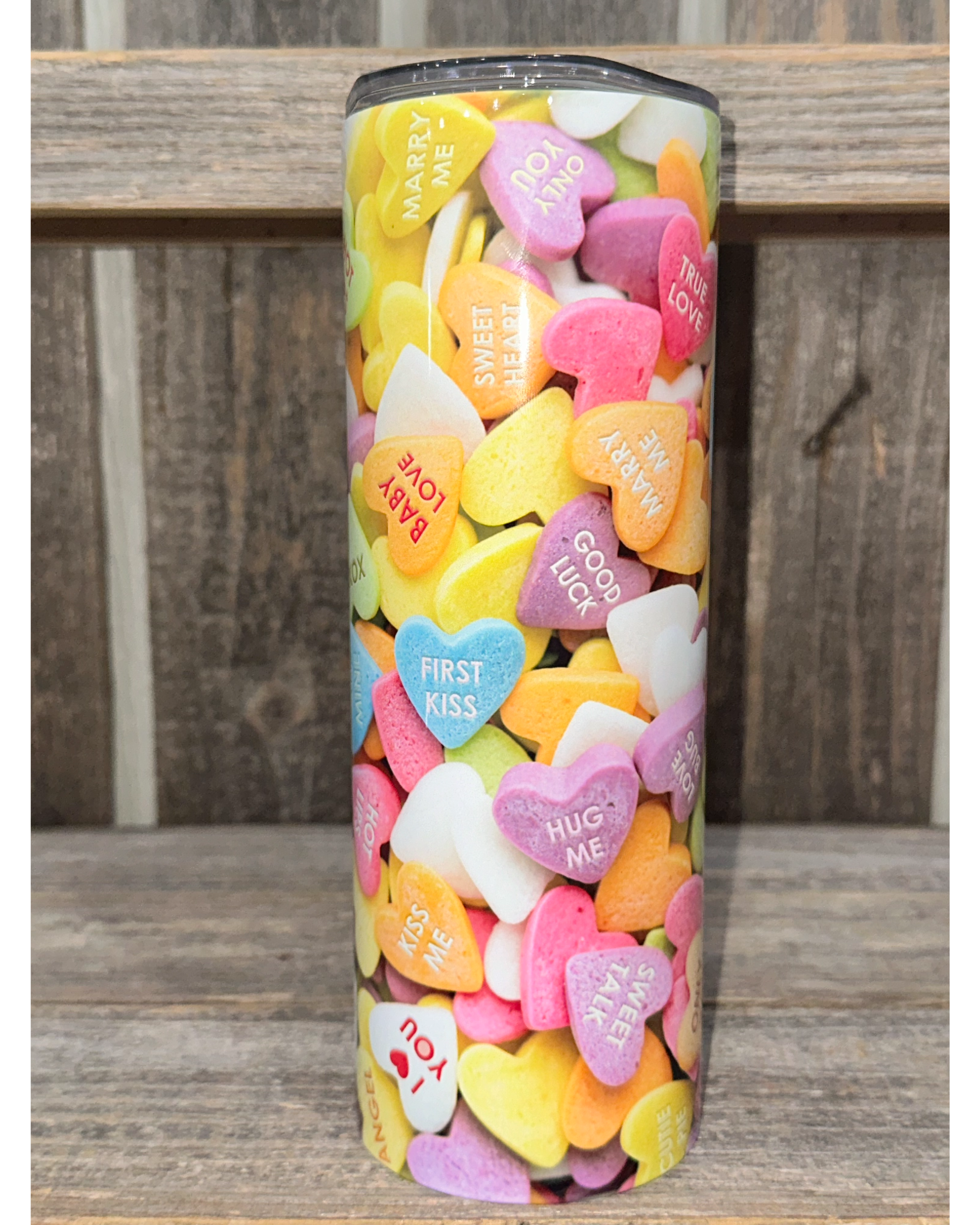 Candy Conversation Wafer Hearts - VDay Valentines Day
