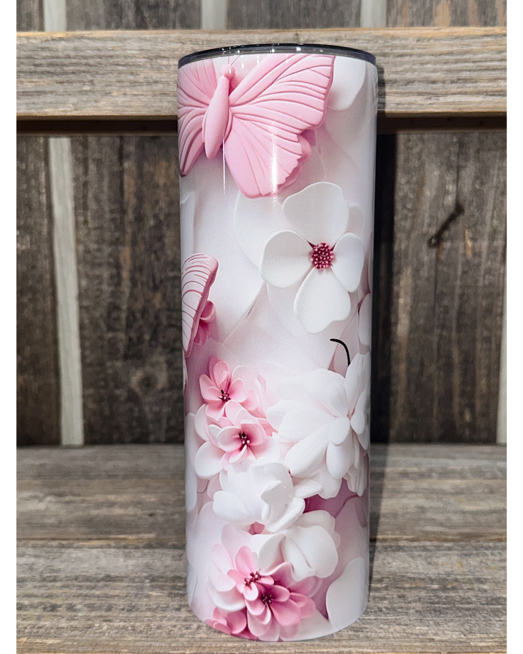 Butterflies & Flowers - 3D Look