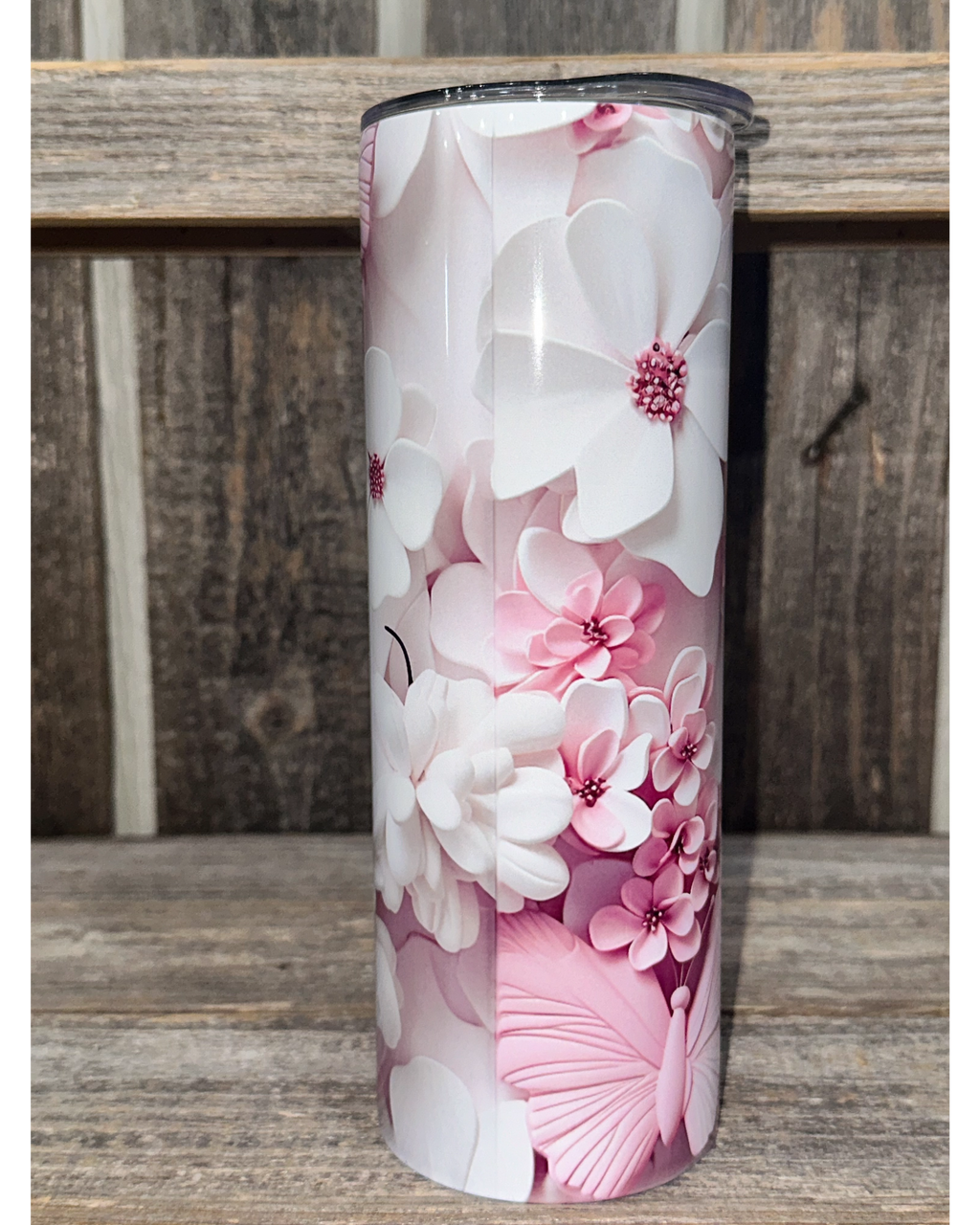 Butterflies & Flowers - 3D Look