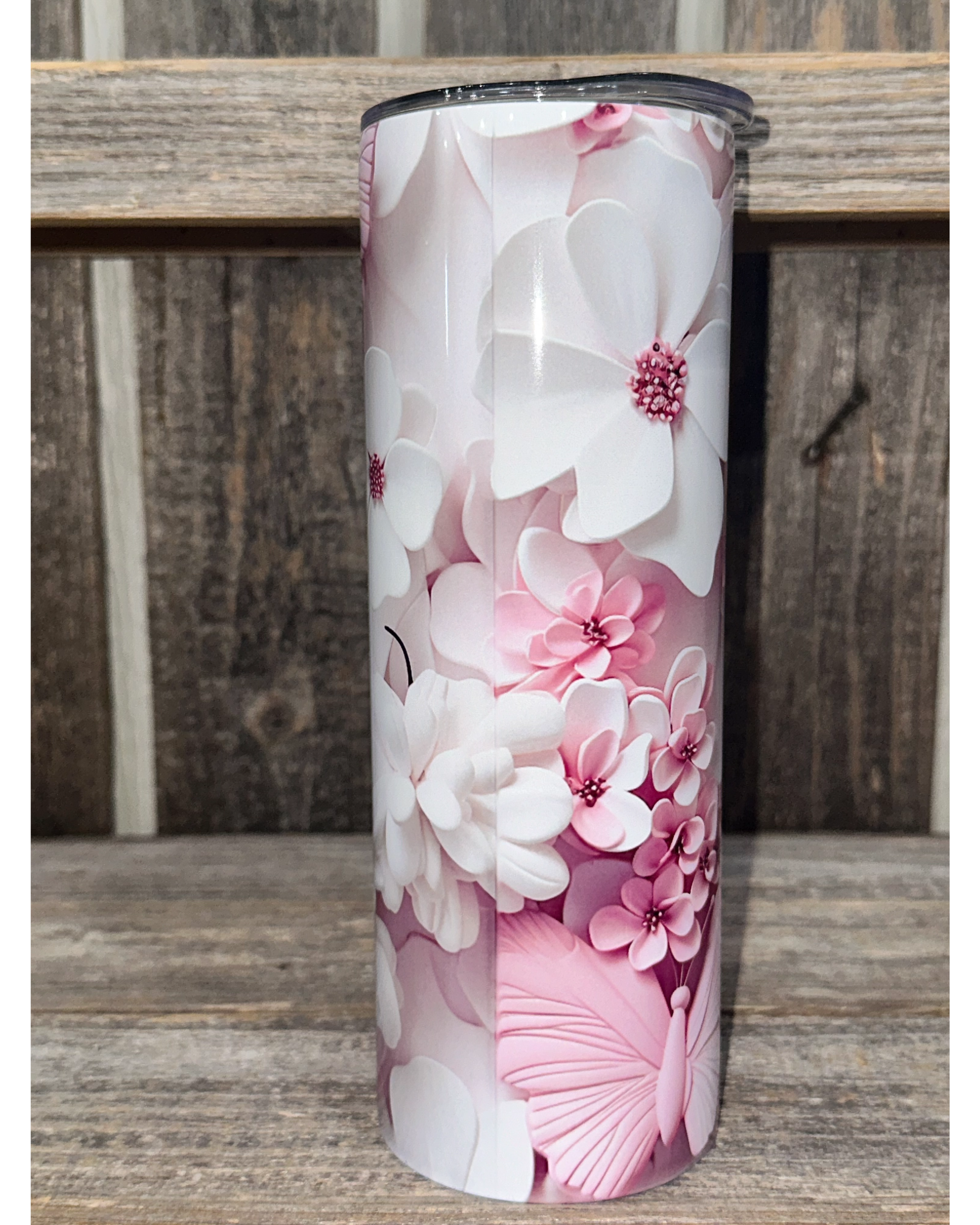 Butterflies & Flowers - 3D Look