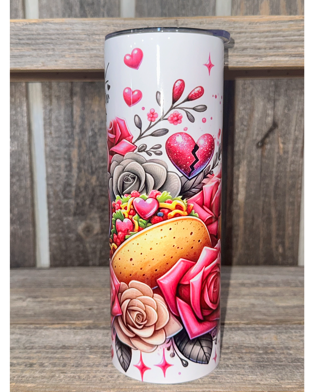 Forget Love I'd Rather Fall Into Tacos - VDay Valentines Day