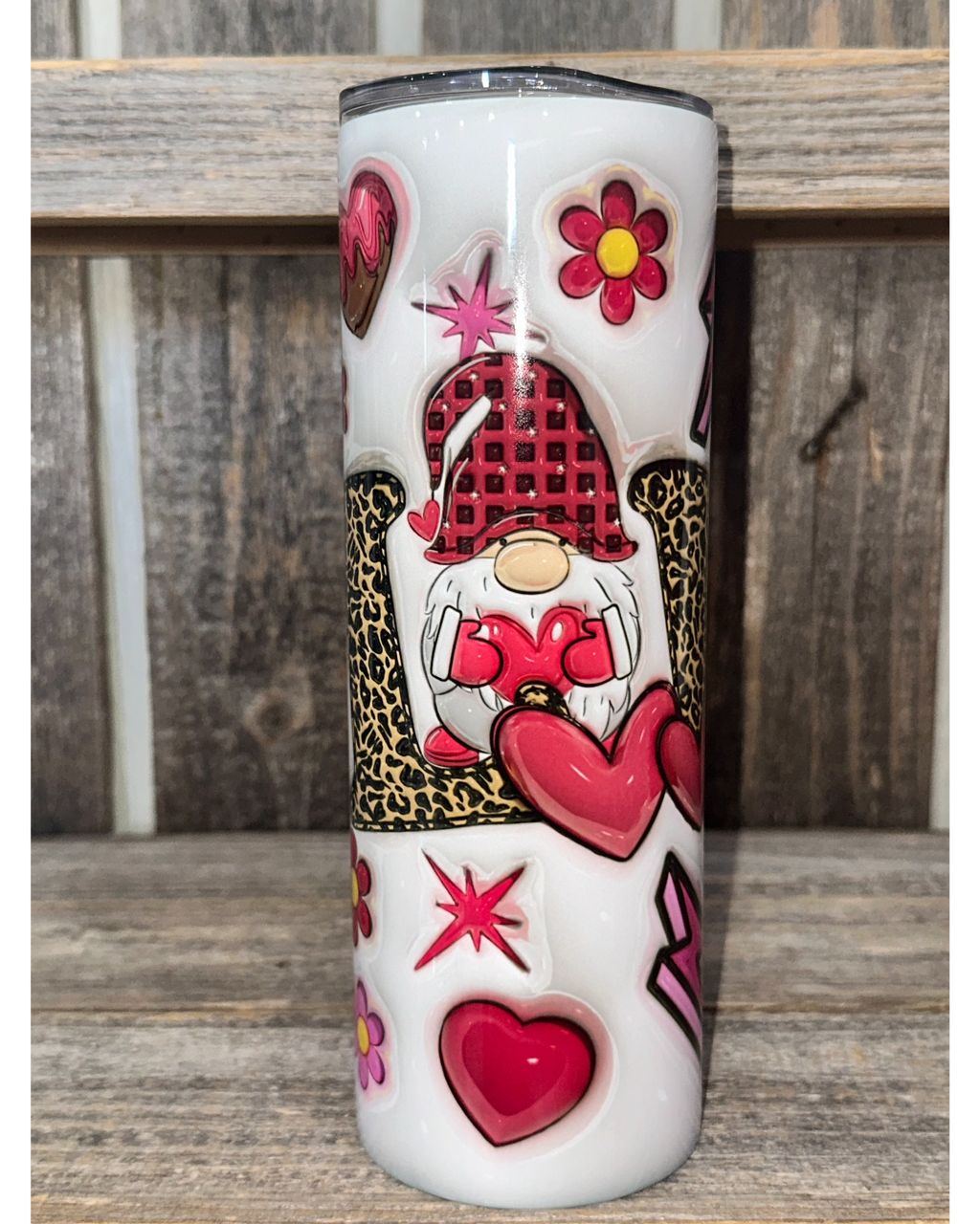 Love Gnome - 3D Puffy Look - VDay Valentines Day