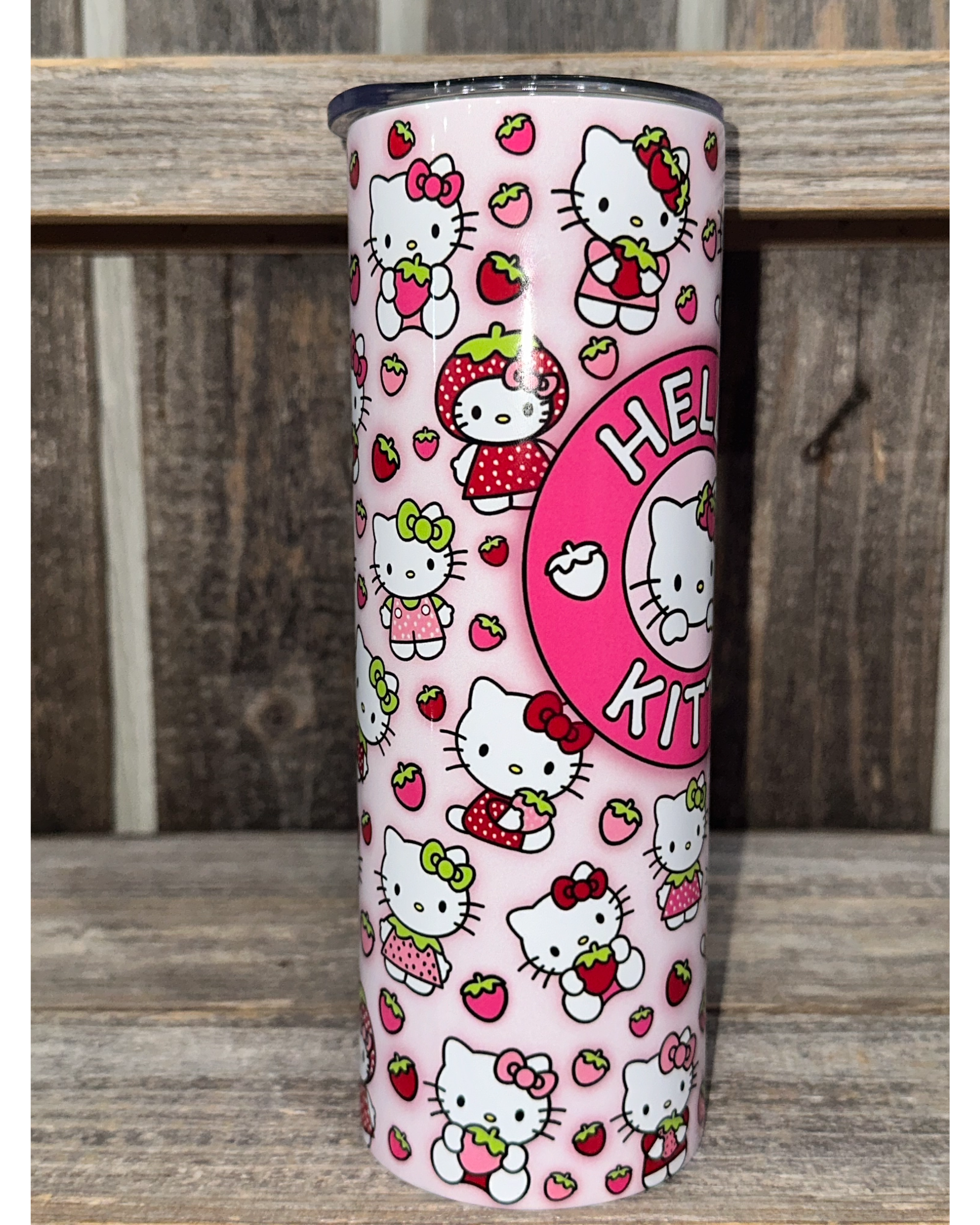 Hello Kitty with Strawberry Bows