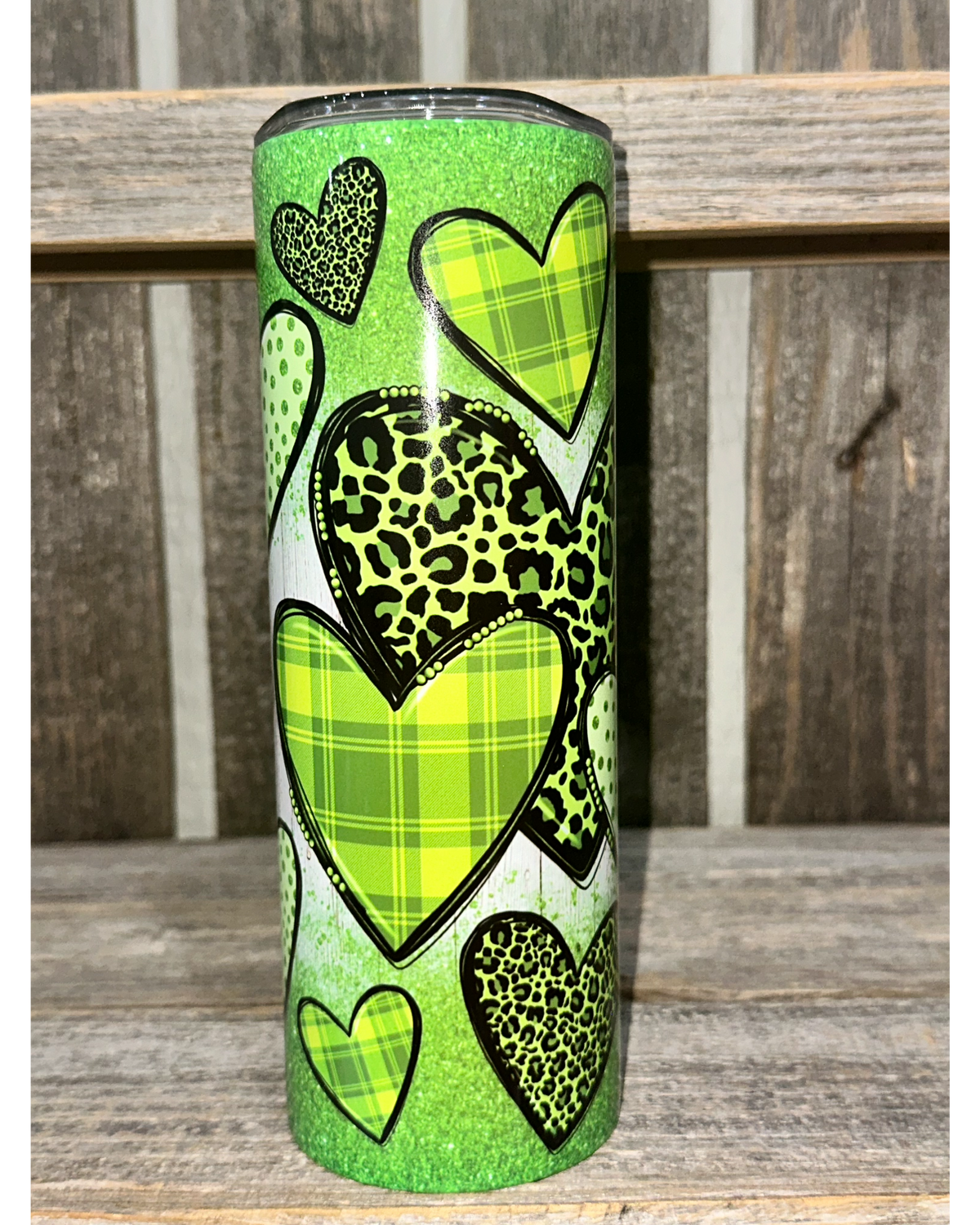 Green St. Patricksday Hearts