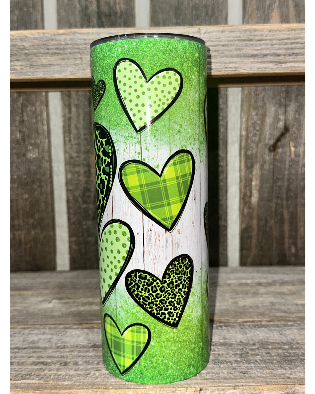 Green St. Patricksday Hearts
