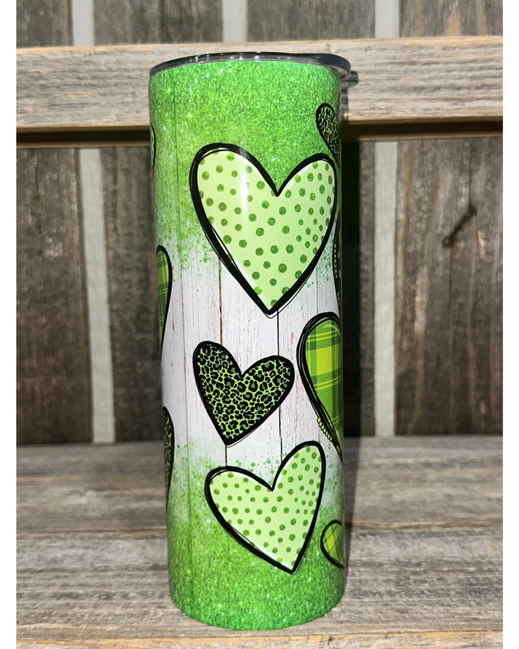 Green St. Patricksday Hearts