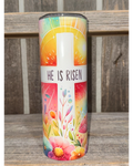 He Is Risen Cross - Sunshine and Flowers
