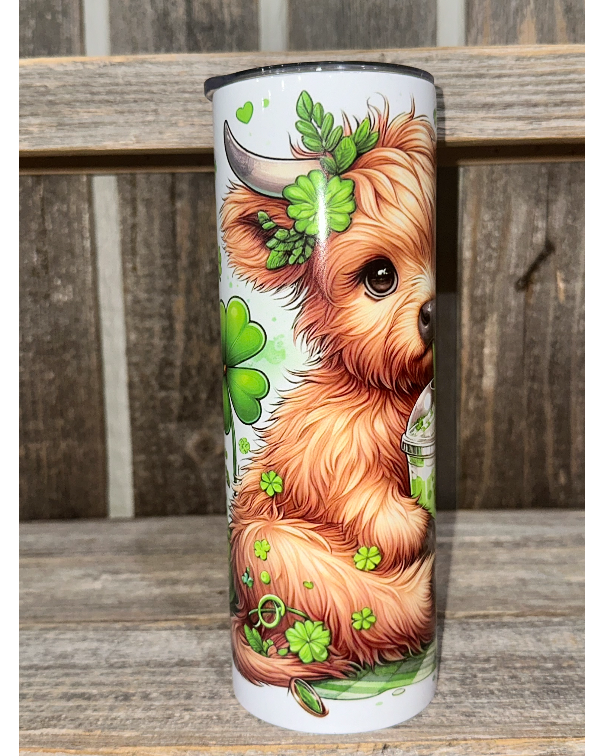 Highland Cow Clover Milkshake
