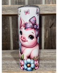 Piggy And Butterflies
