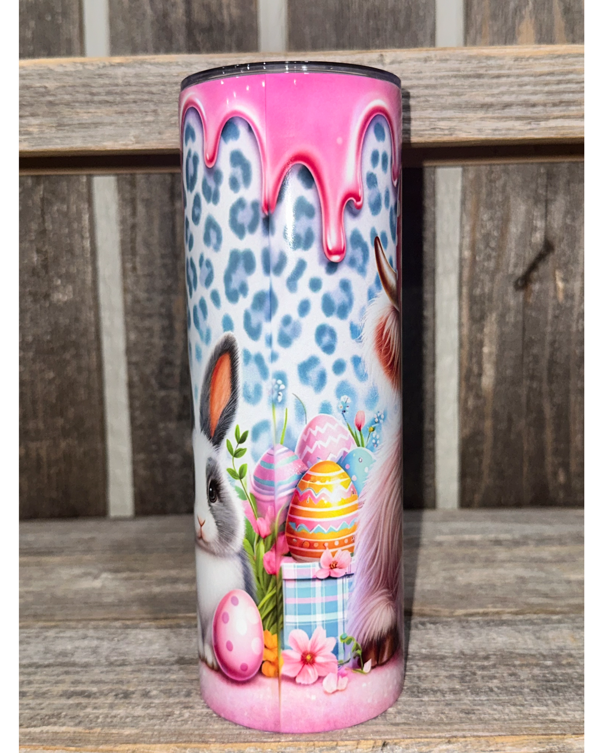 Highland Cow - Paint Drip - Easter