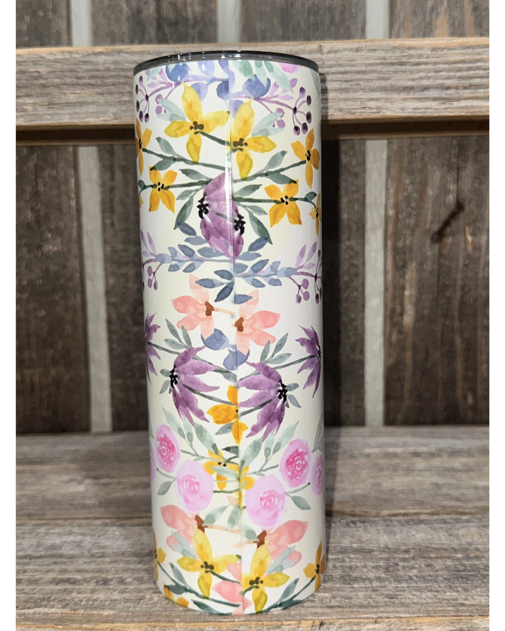 Let Your Faith Be Bigger Than Your Fear - Purple Flowers