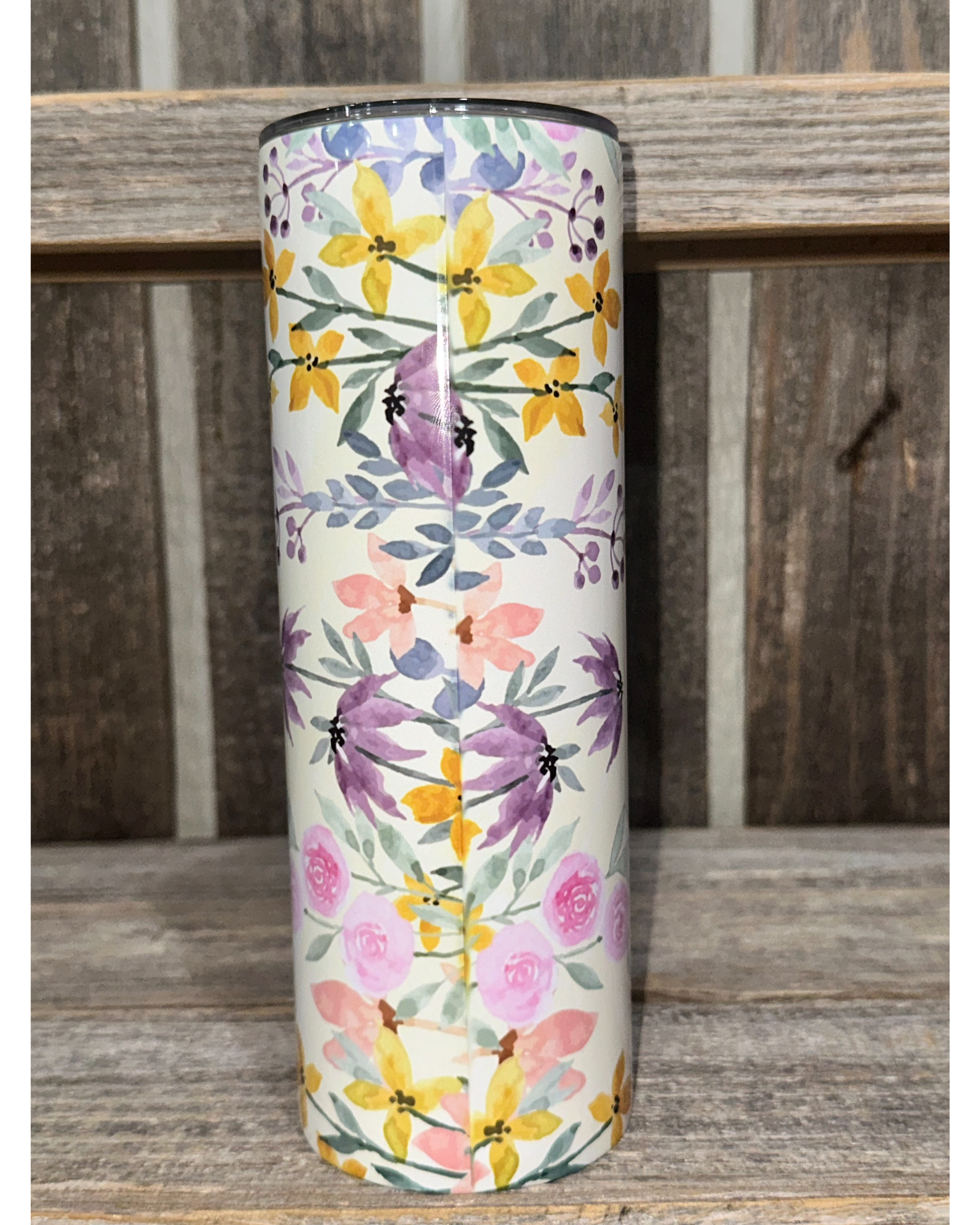 Let Your Faith Be Bigger Than Your Fear - Purple Flowers
