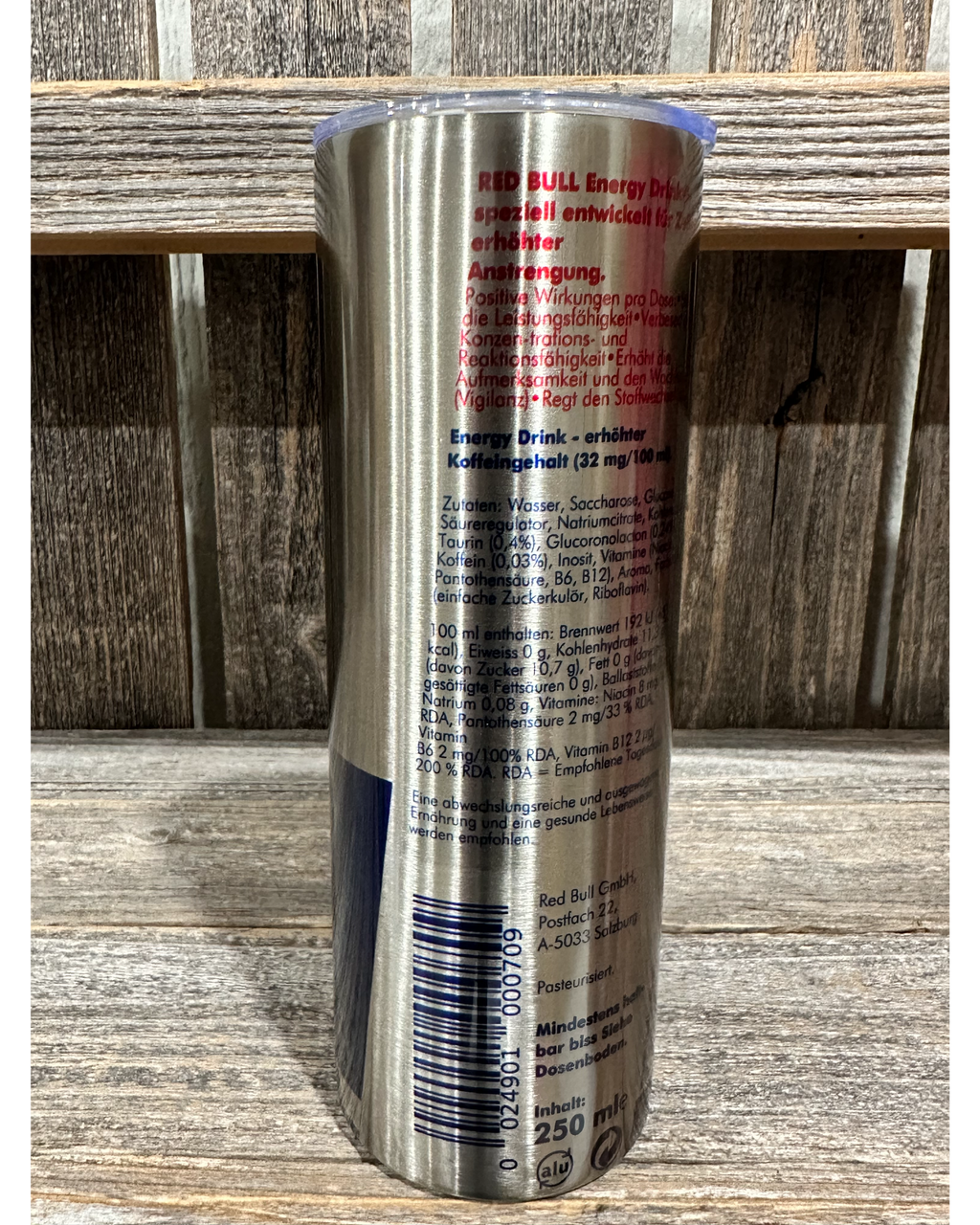 SILVER STAINLESS FINISH - Red Bull