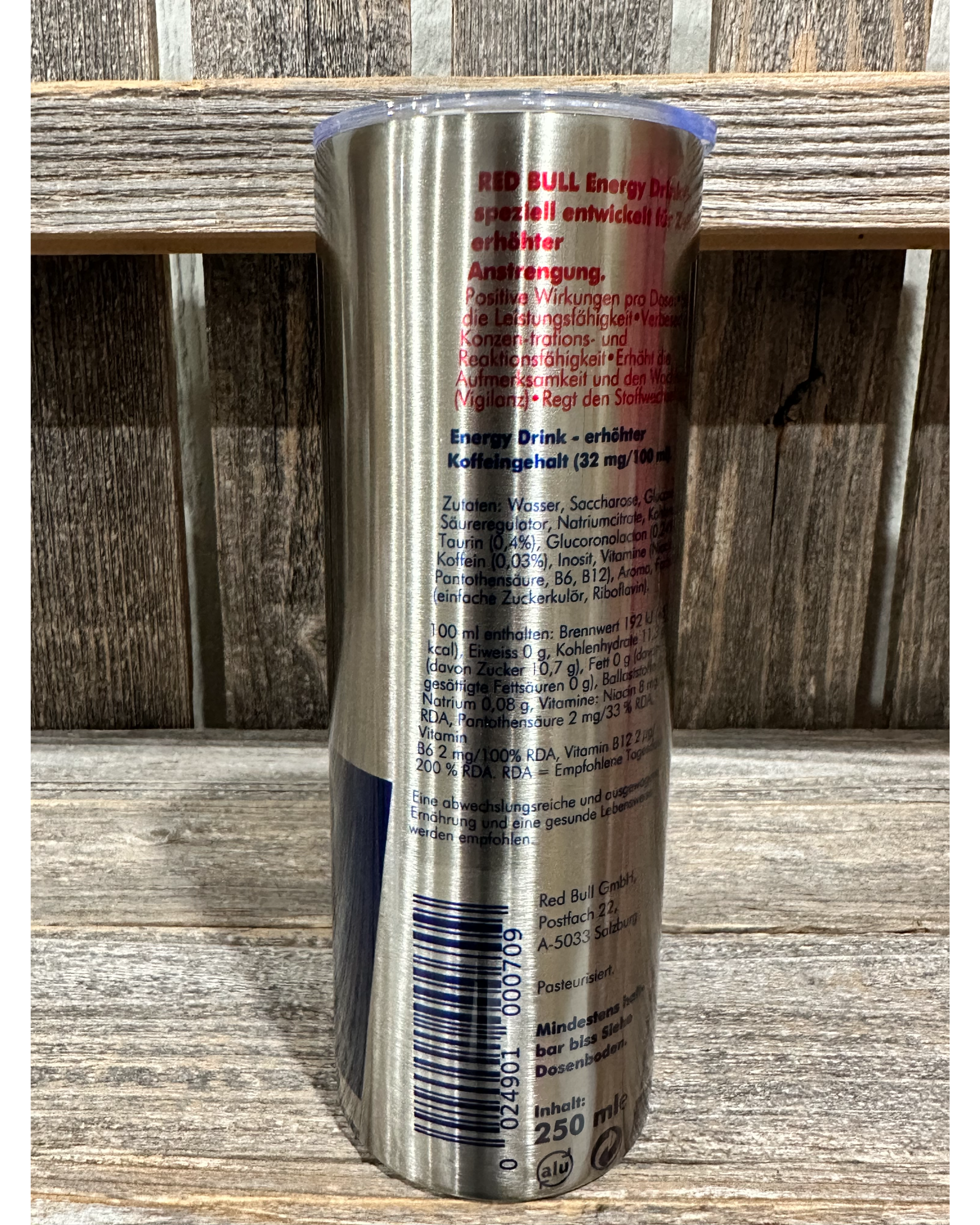 SILVER STAINLESS FINISH - Red Bull