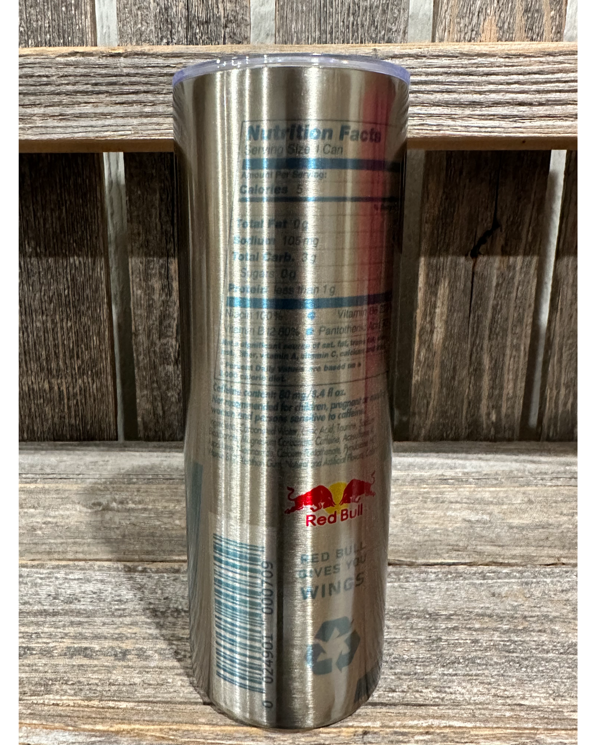 SILVER STAINLESS FINISH - Sugar Free - Red Bull