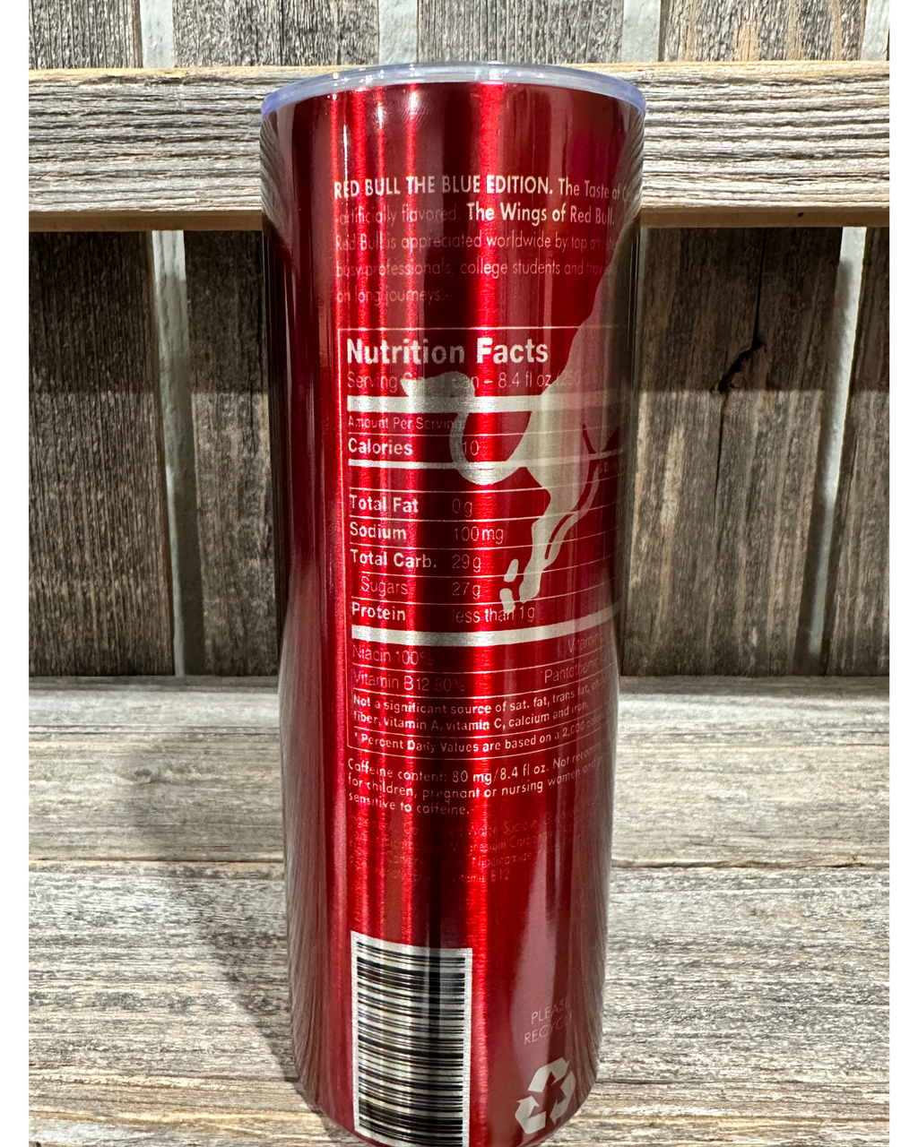 SILVER STAINLESS FINISH - The RED Edition - Red Bull