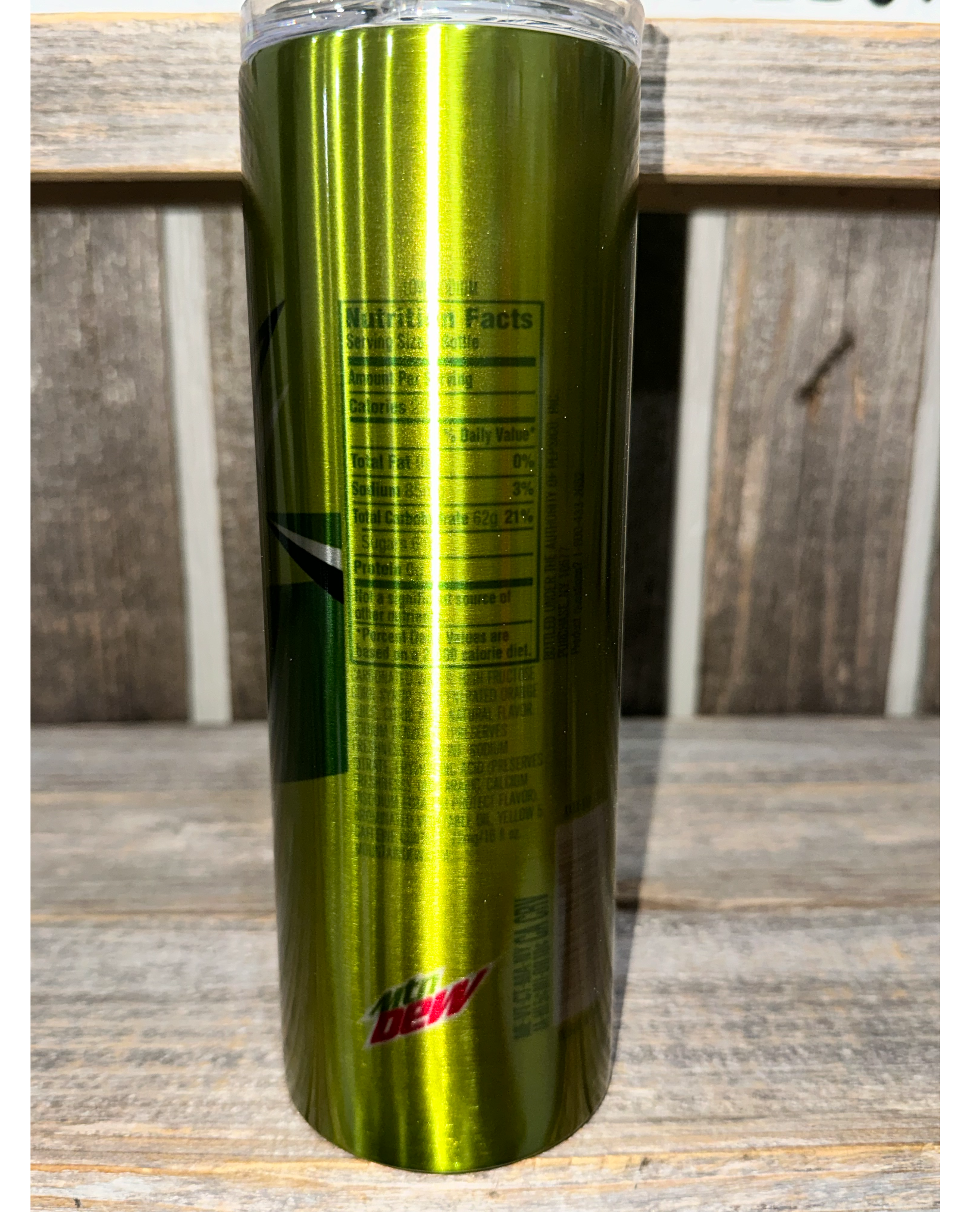 SILVER STAINLESS FINISH - MTN Dew