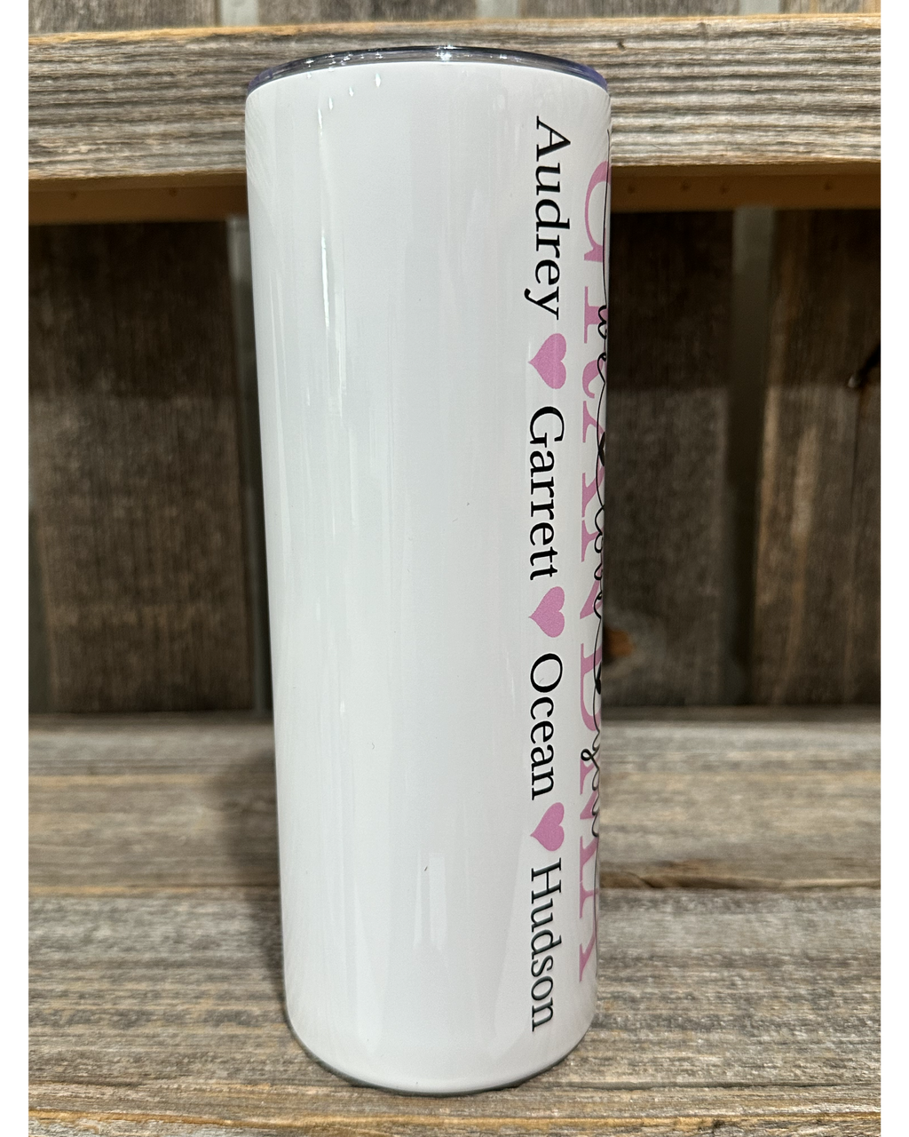 GRANDMA - Mothers Day Special - ADD CUSTOM NAMES - Pink Shown - Choose From Green - Purple - Pink