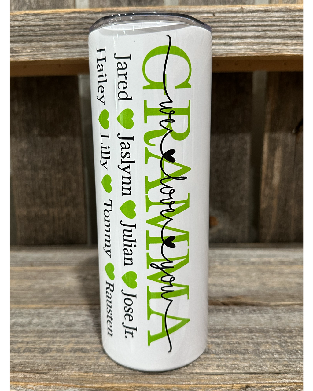 GRAMMA - Mothers Day Special - ADD CUSTOM NAMES - Green Shown - Choose From Green - Purple - Pink