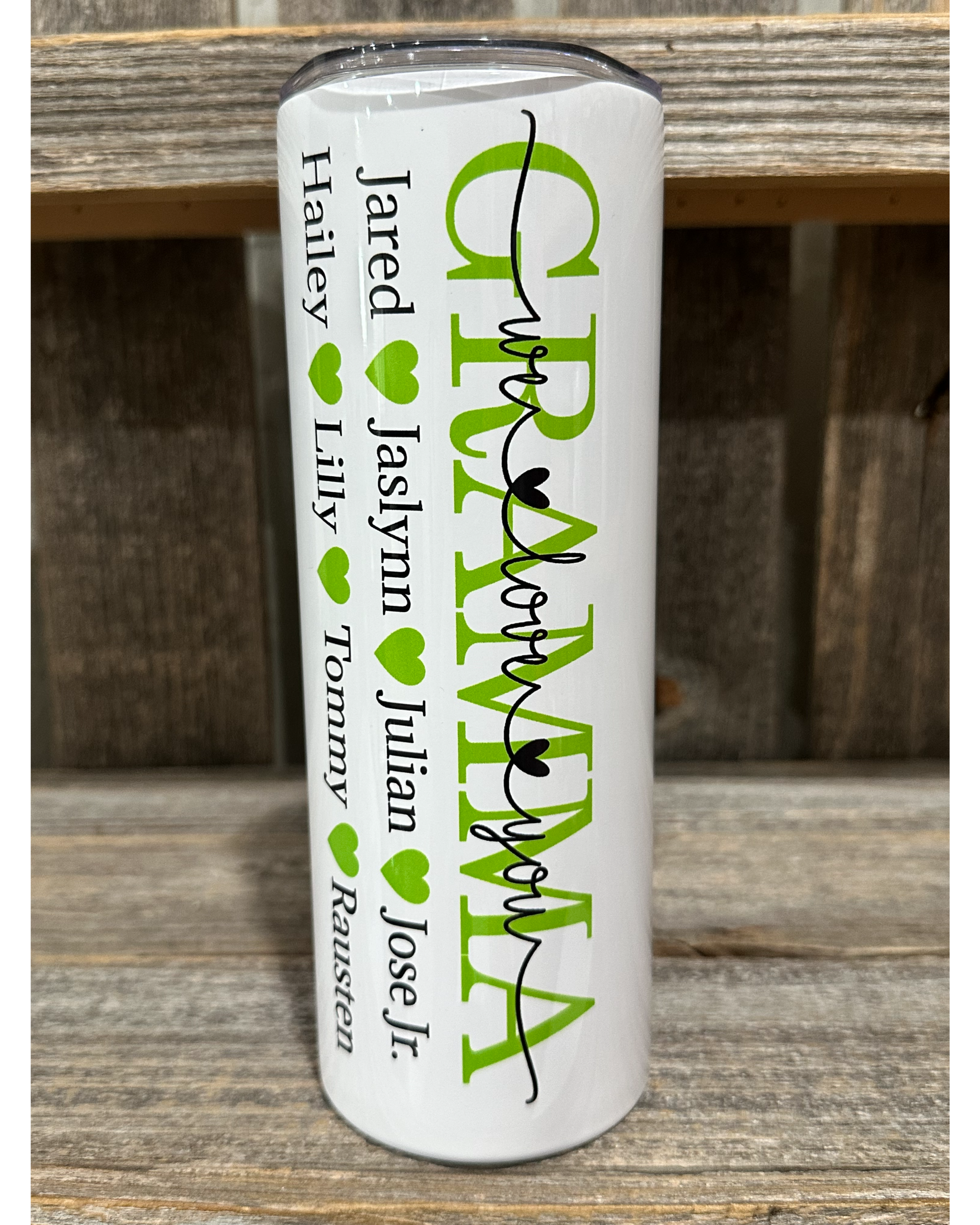 GRAMMA - Mothers Day Special - ADD CUSTOM NAMES - Green Shown - Choose From Green - Purple - Pink
