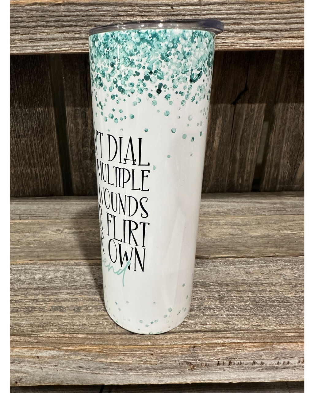 If You Can't Dial 911 - Boyfriend - Teal Blue