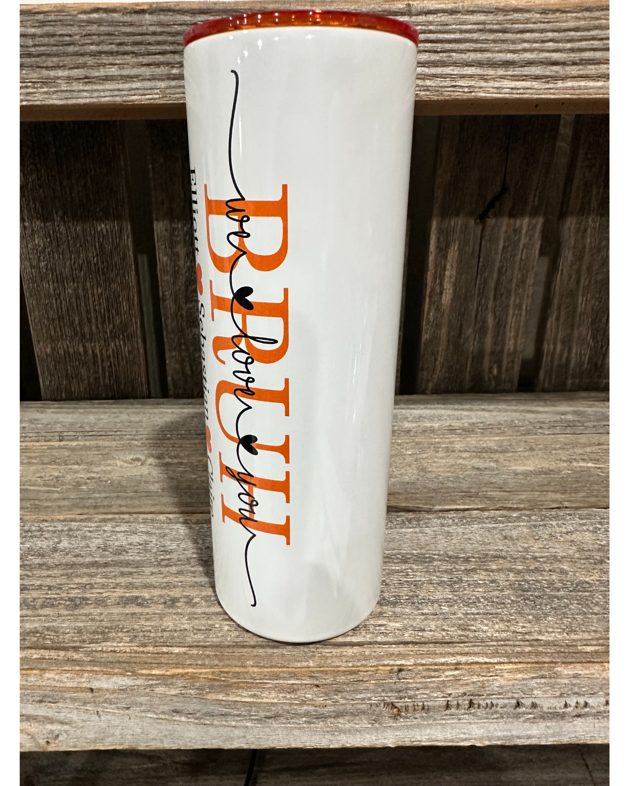 BRUH - Mothers Day Special - ADD CUSTOM NAMES - Orange
