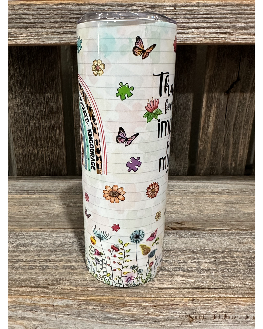 Thank You For Being An Important Piece Of My Story - Teacher Gift