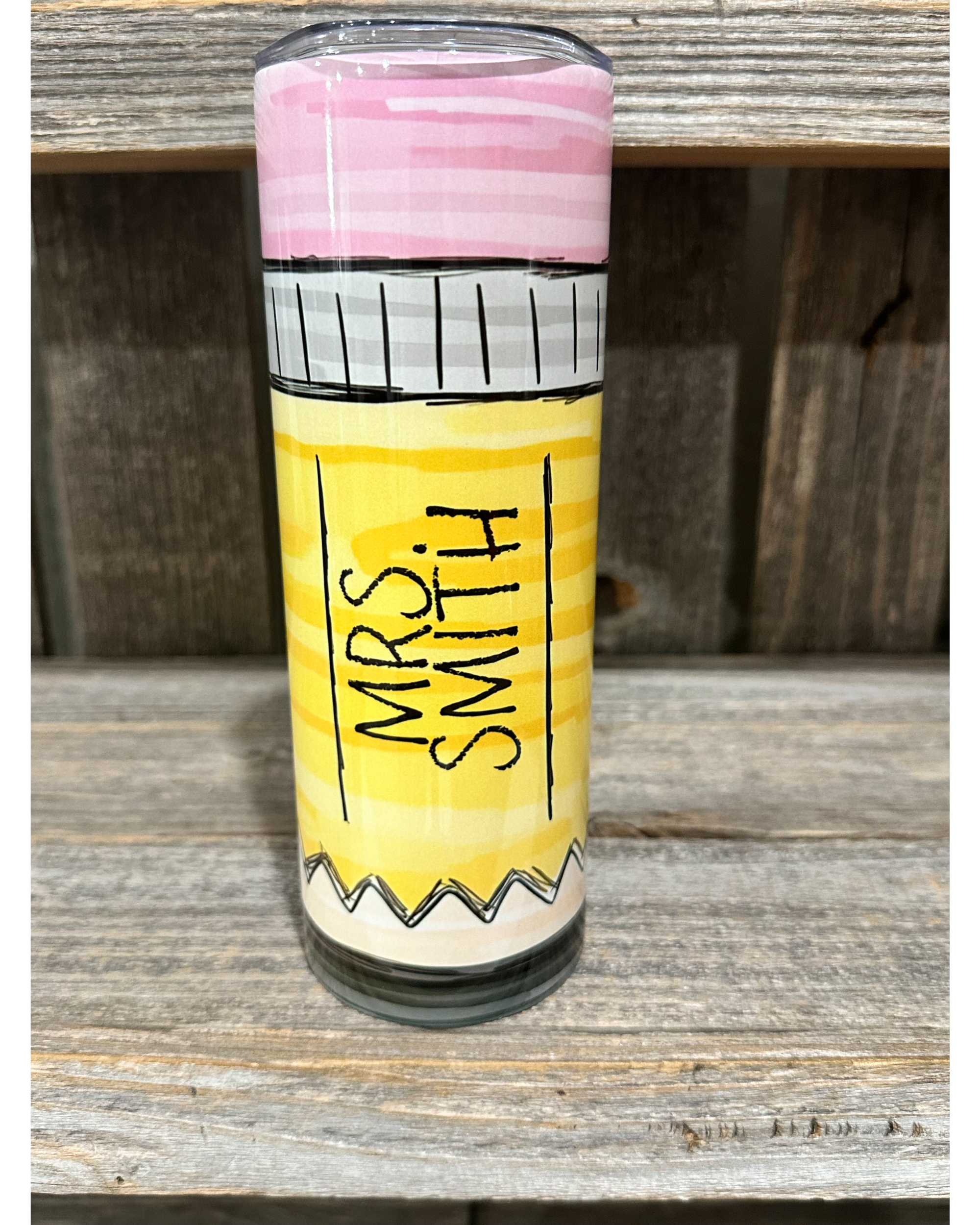 Pencil With Your Teacher Name - Teacher Gift - ADD YOUR TEACHER'S NAME FOR FREE