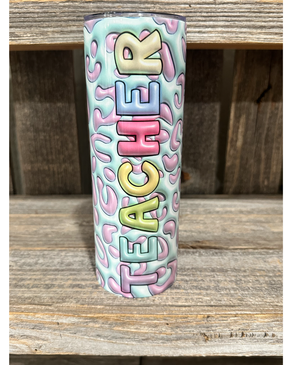 3D Puffy Teacher - Teacher Gift
