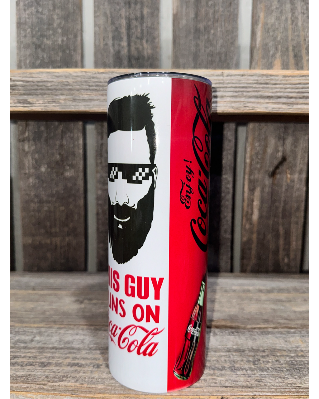 This Man Runs On Coca Cola