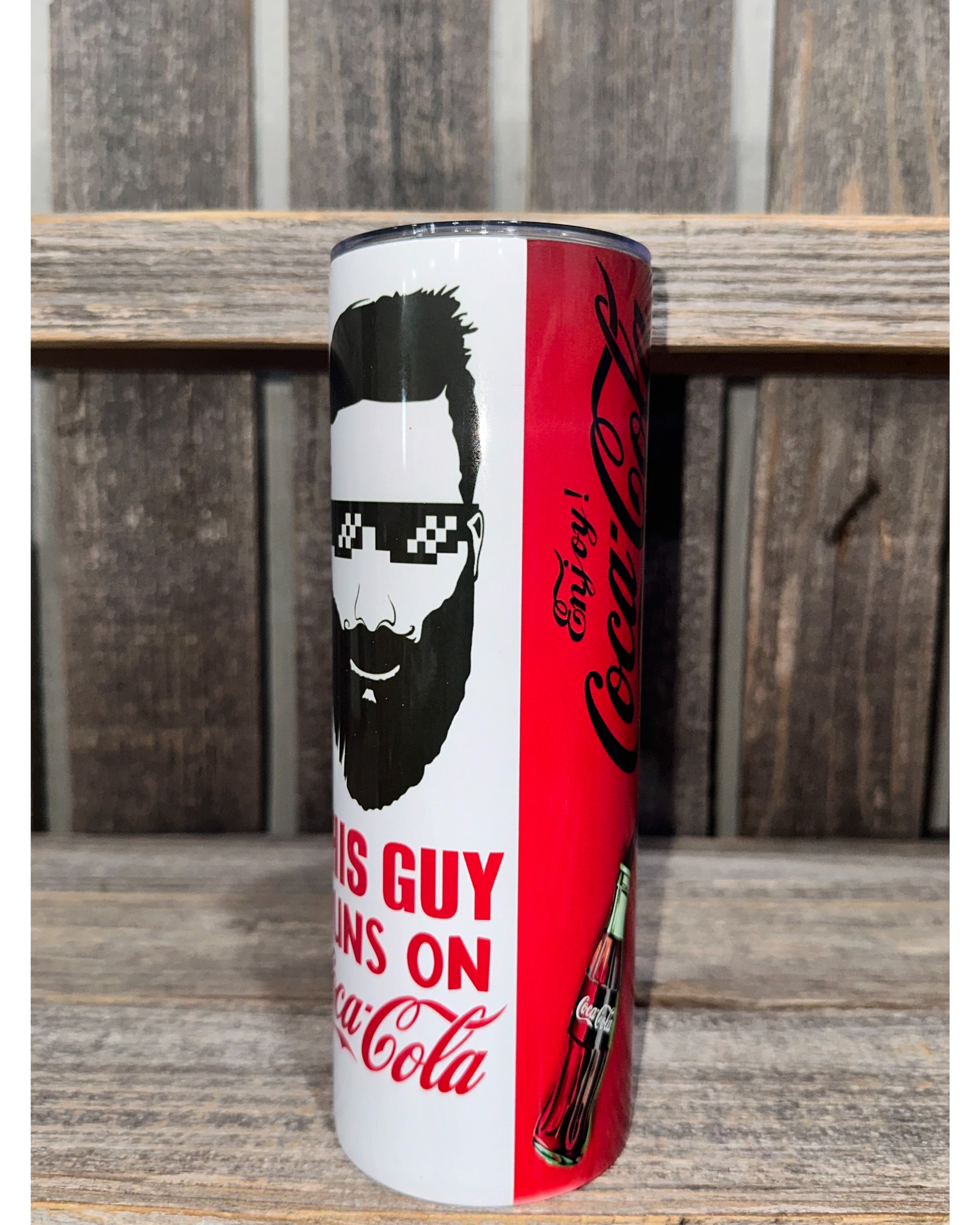 This Man Runs On Coca Cola