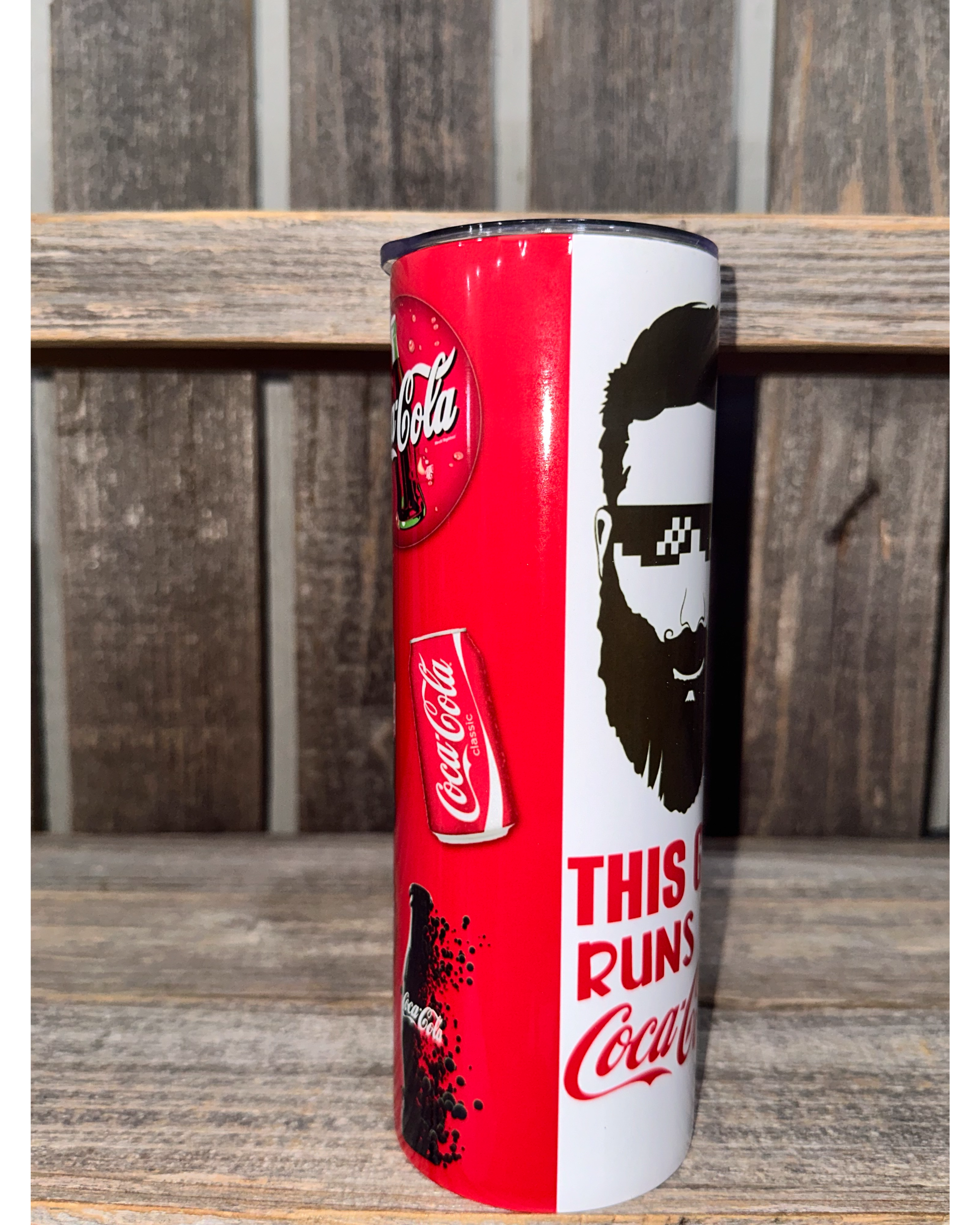 This Man Runs On Coca Cola