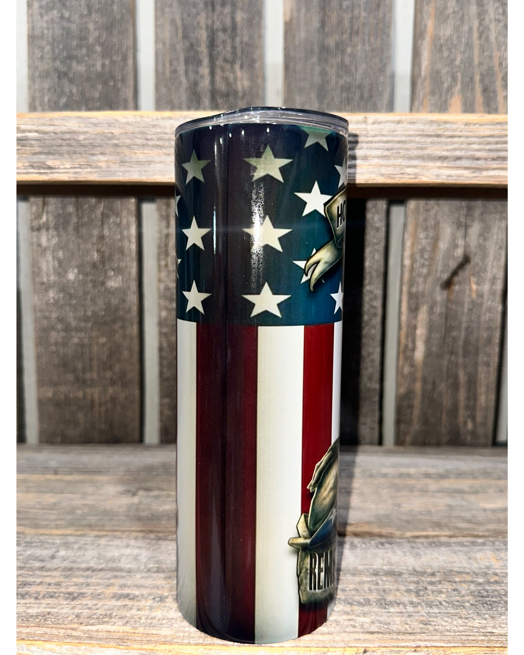 Honoring Our Heroes - Remember Their Sacrifice - American Flag