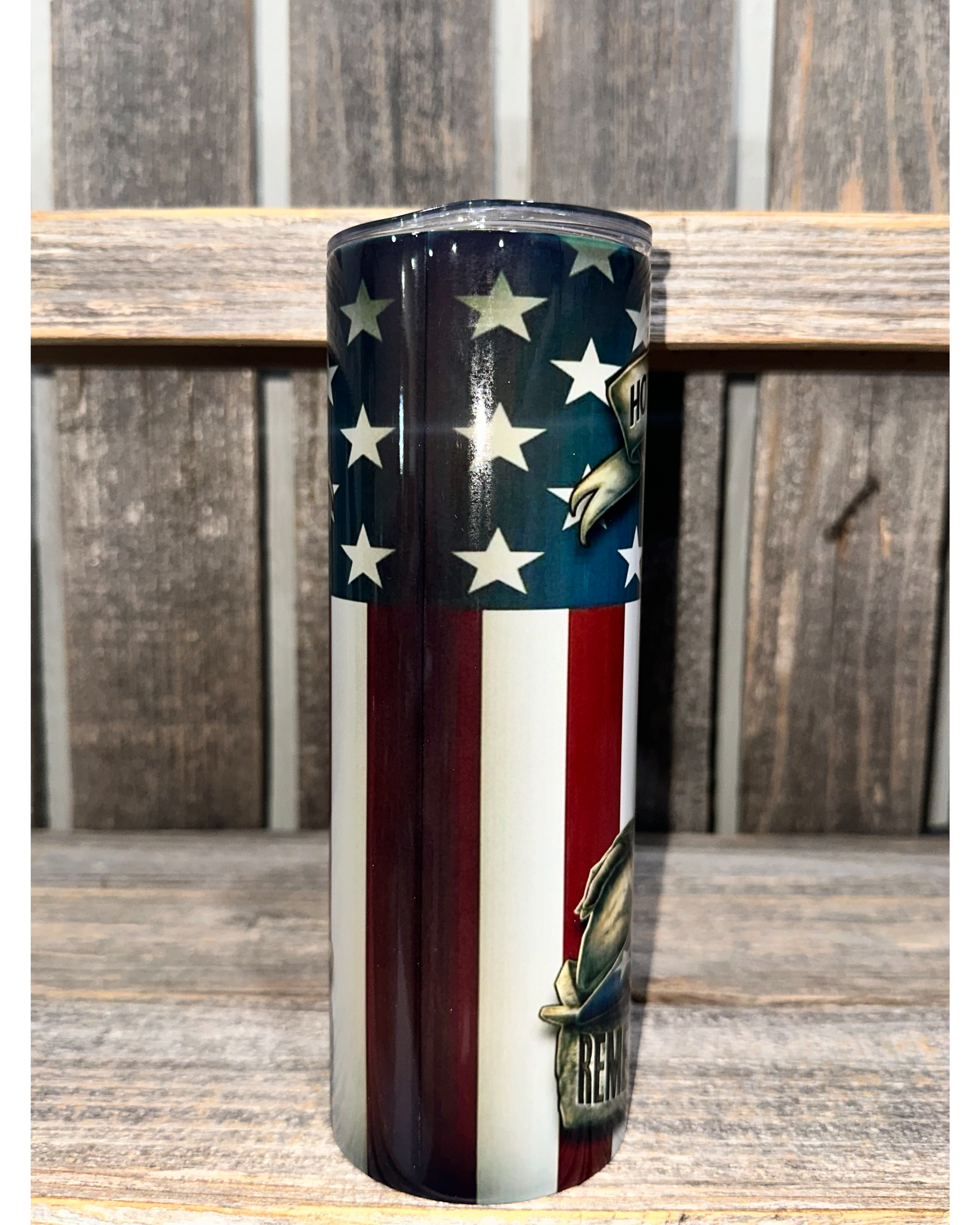 Honoring Our Heroes - Remember Their Sacrifice - American Flag