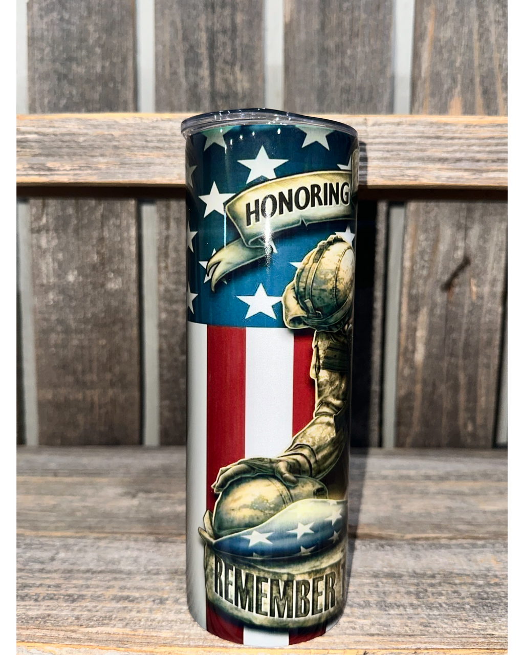 Honoring Our Heroes - Remember Their Sacrifice - American Flag