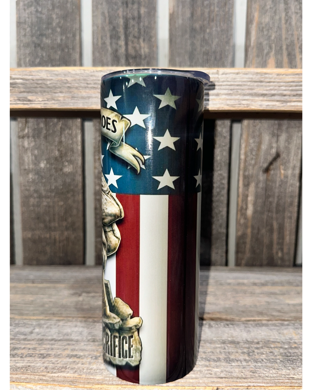 Honoring Our Heroes - Remember Their Sacrifice - American Flag