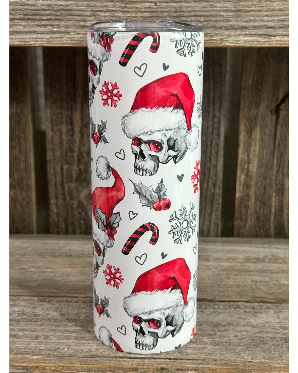 Candy Cane Skulls Christmas