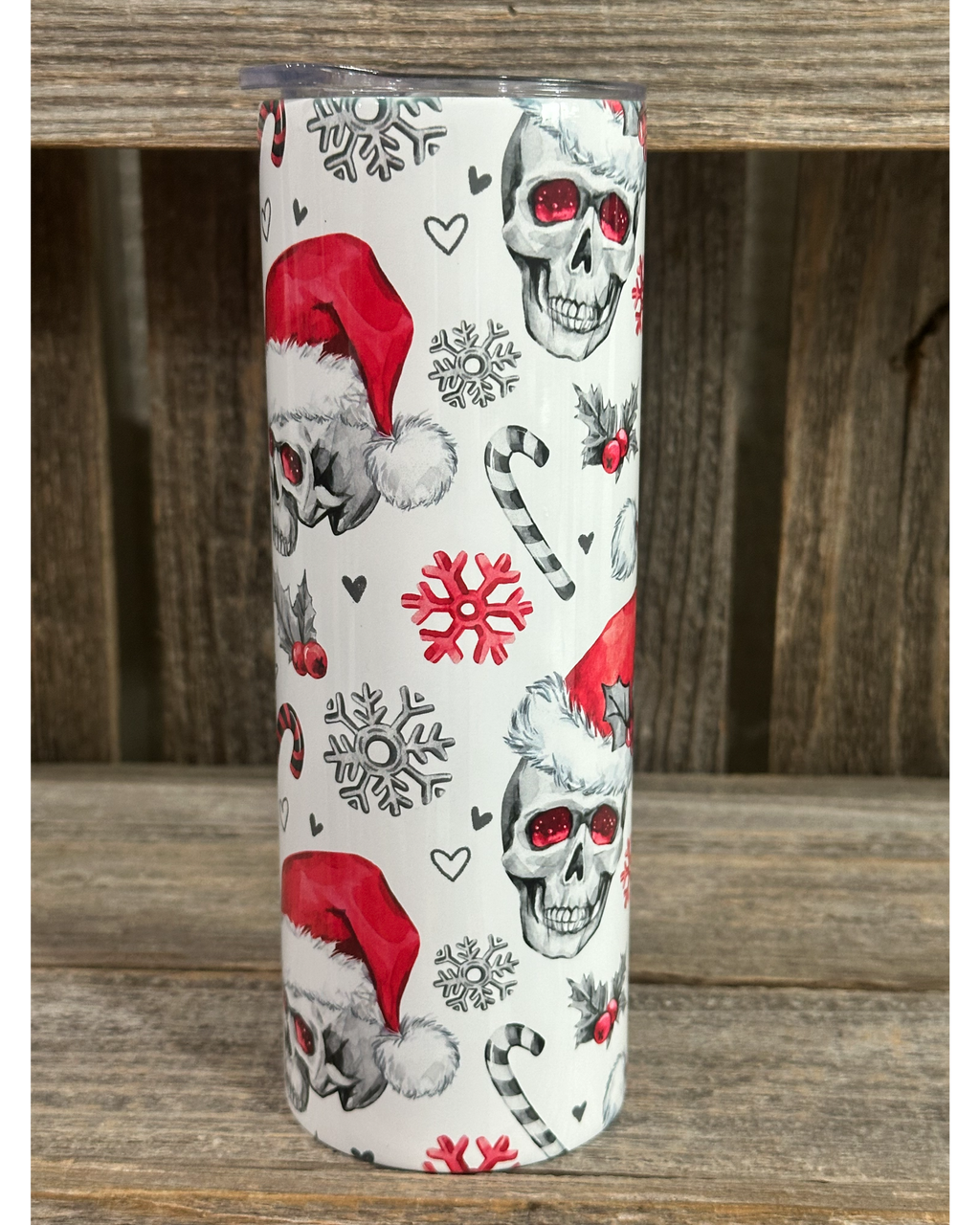 Candy Cane Skulls Christmas