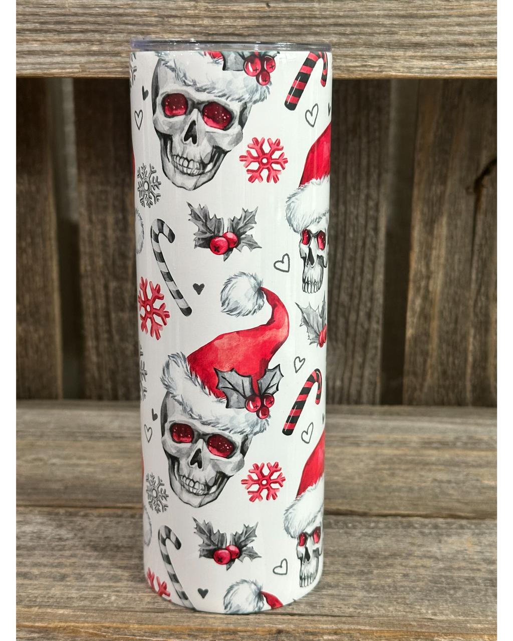 Candy Cane Skulls Christmas
