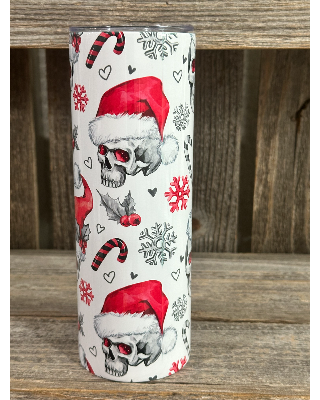 Candy Cane Skulls Christmas