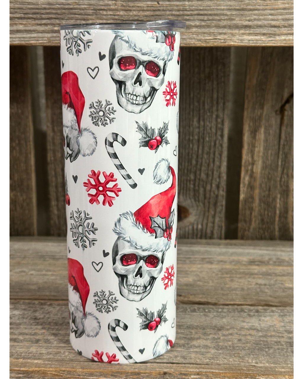 Candy Cane Skulls Christmas