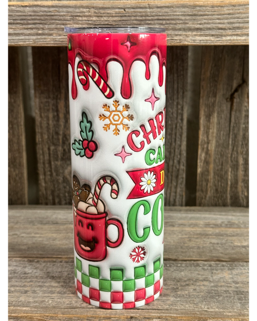 Christmas Calories Don't Count - 3D Puffy