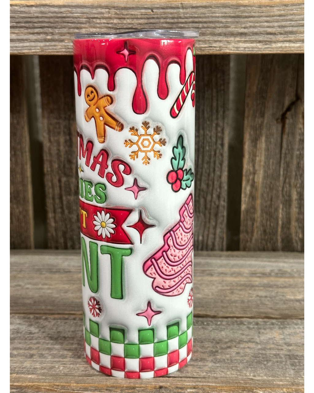 Christmas Calories Don't Count - 3D Puffy