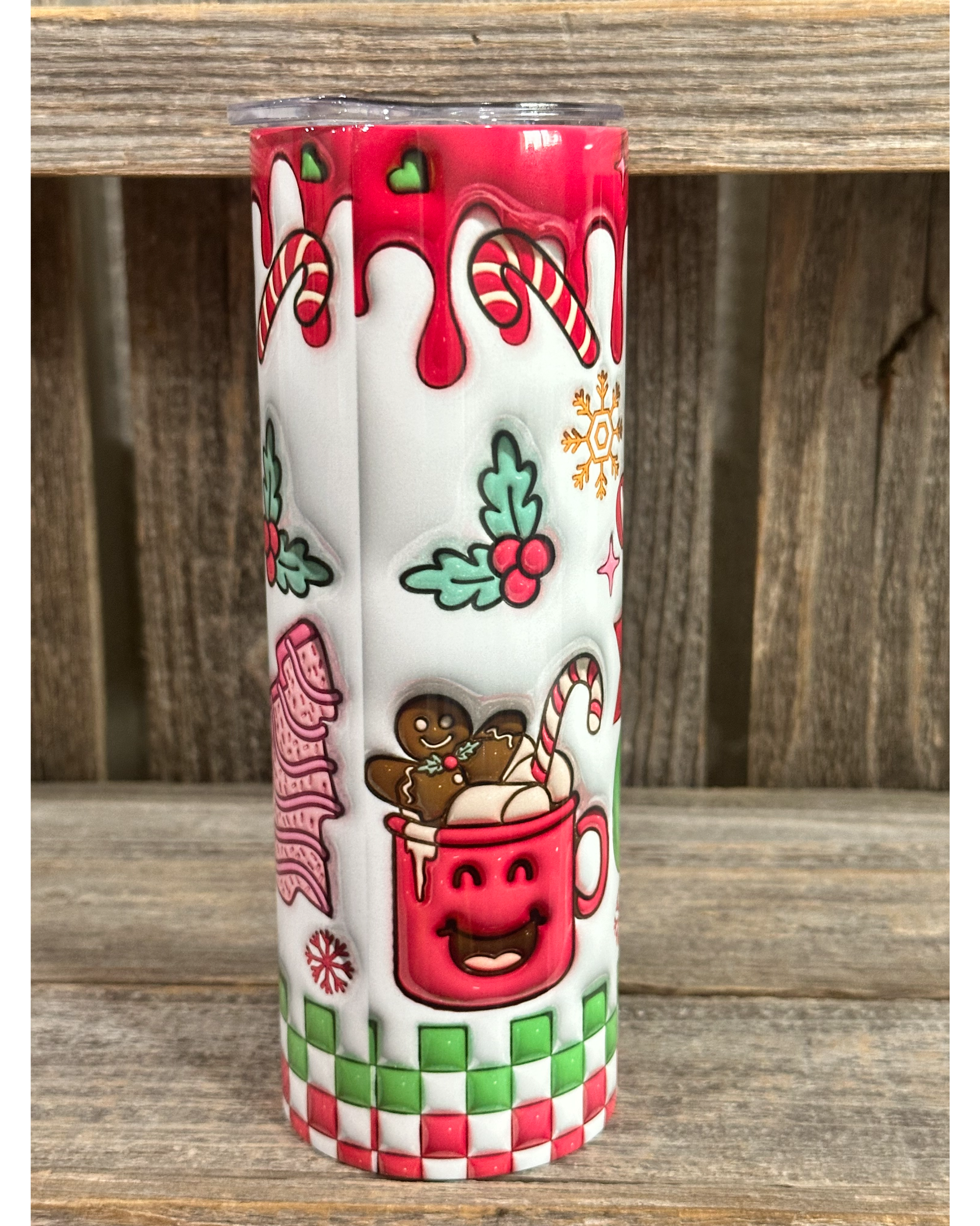 Christmas Calories Don't Count - 3D Puffy