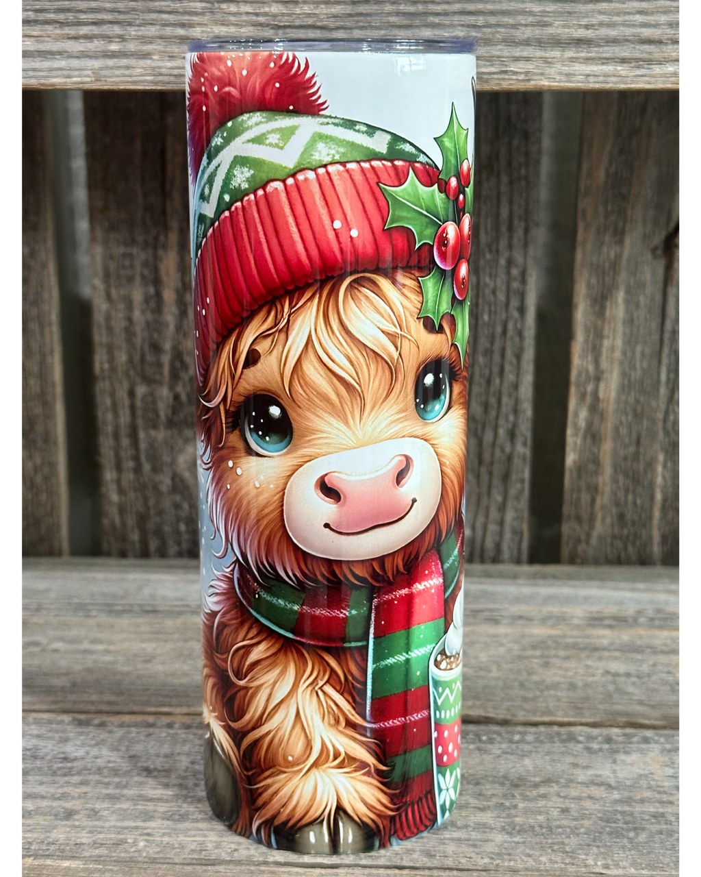 Highland Cow Cocoa And Cookies